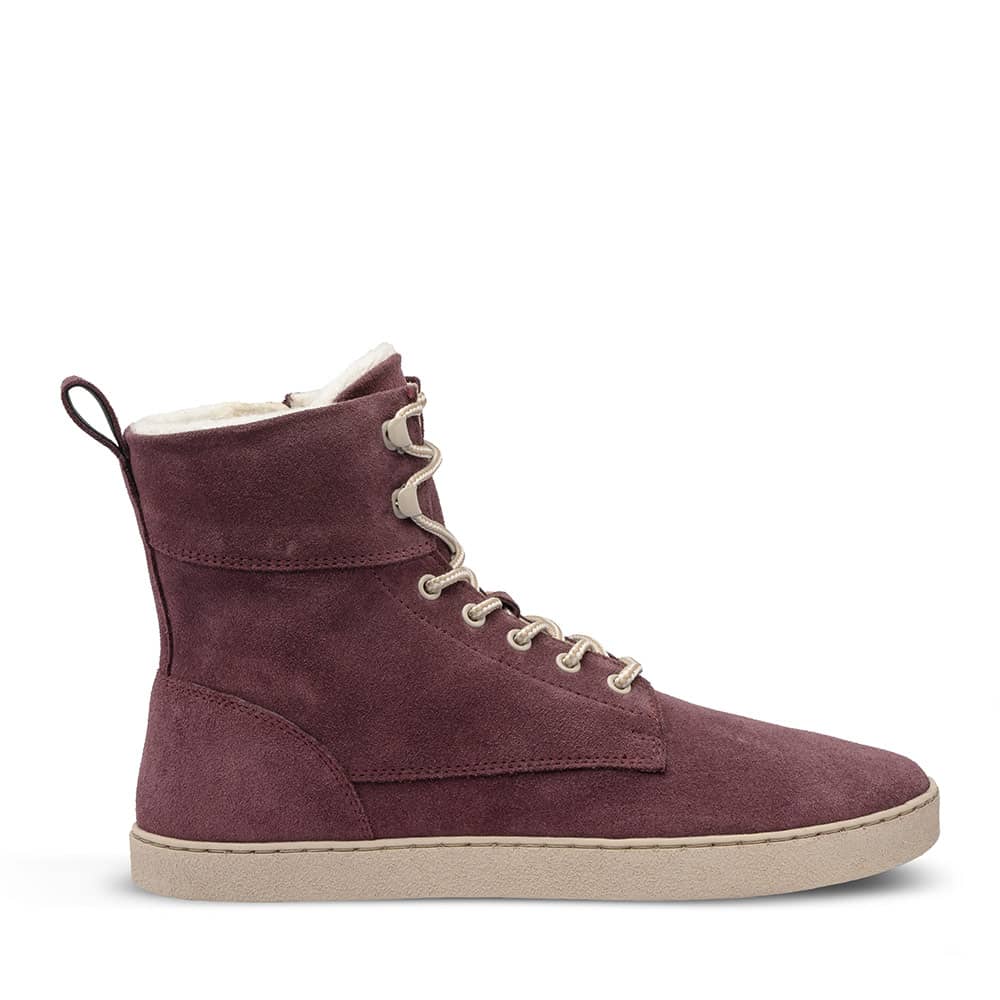 Groundies Manchester Boots Womens Burgundy